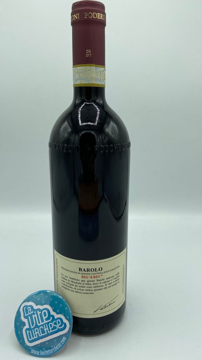 Rocche dei Manzoni – Barolo Big'd Big – 2013 - back Rocche dei Manzoni – Barolo Big'd Big – 2013 - back