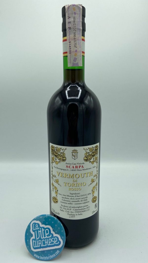 Vermouth aromatized wine Turin Piedmont muscat grape