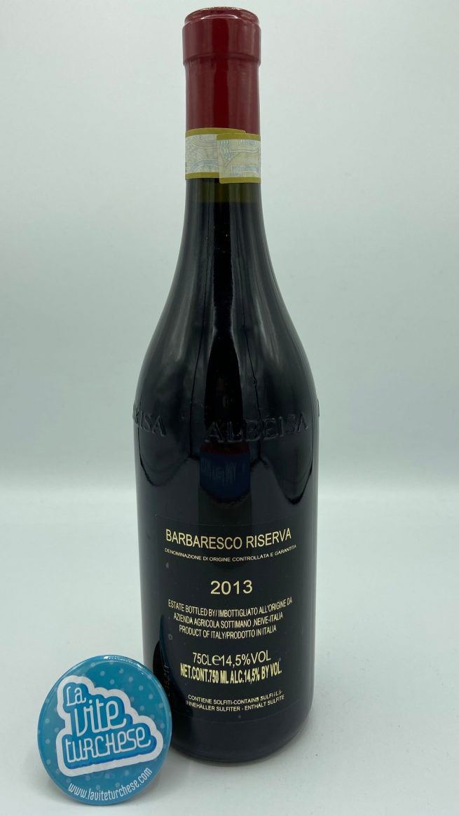 Sottimano – Barbaresco Riserva – 2013 - back Sottimano – Barbaresco Riserva – 2013 - back