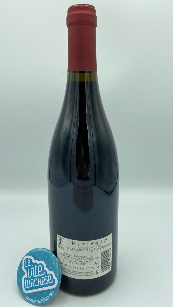 red wine Monleale colli tortonesi Derthona Piemonte grape Barbera