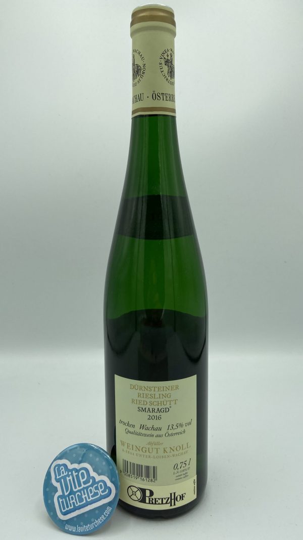 Weingut Knoll – Smaragd Ried Schütt Riesling – 2016 - back Weingut Knoll – Smaragd Ried Schütt Riesling – 2016 - back