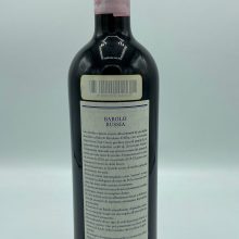 Barolo red wine cru Bussia Monforte d'Alba DOCG 100% nebbiolo grapes