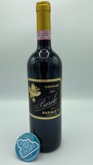 Red Piedmont wine Barolo cru Cannubi fine traditional craft historic cellar limited production produced with only nebbiolo grapes perfect with braised Barolo