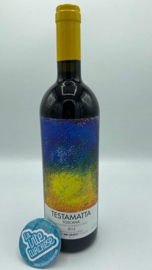 Bibi Graetz – Testamatta IGT Toscana Rosso prodotto con vigne di 80 anni a nord di Firenze, invecchiato per 20 mesi in barrique di rovere.