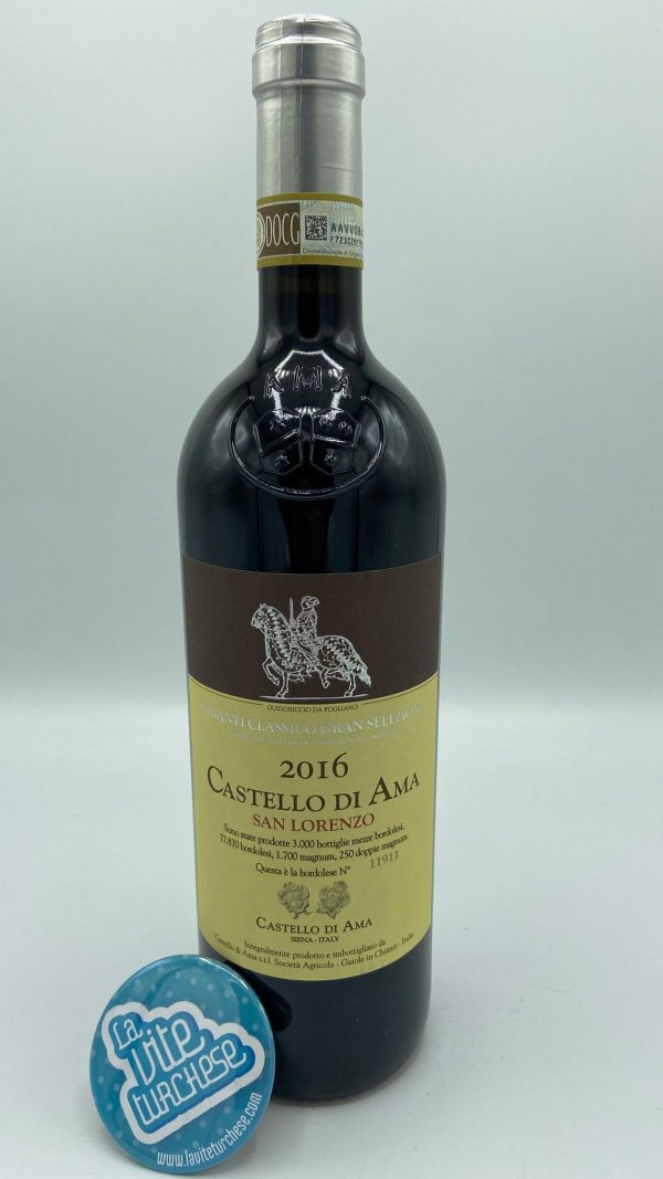 Tuscan Chianti Classico red wine fine craftsmanship limited production produced with sangiovese, merlot and malvasia nera grapes perfect with red meat