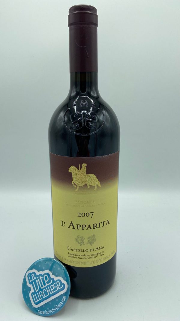 Tuscan red wine IGT fine craftsmanship limited production produced only in the best years produced with Merlot grapes perfect with game