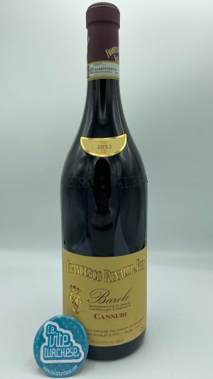 Red wine cru Cannubi Langhe Piedmont fine traditional craftsmanship limited production produced with only nebbiolo grapes perfect with braised barolo wine