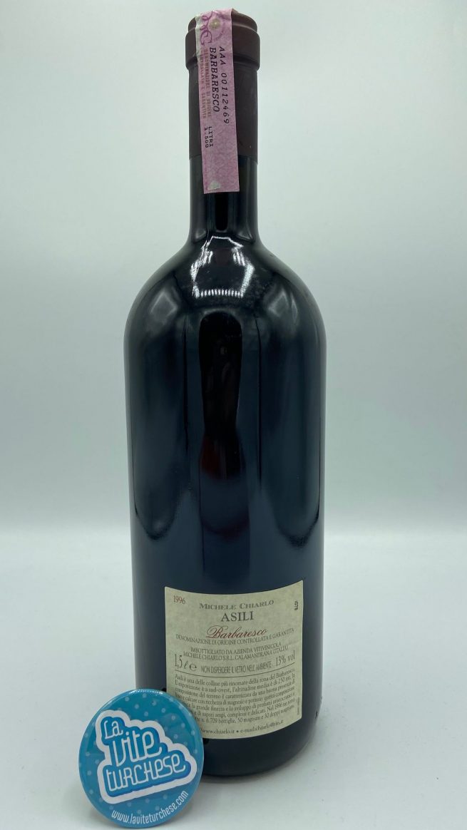 Michele Chiarlo – Barbaresco Asili – 1996 - back Michele Chiarlo – Barbaresco Asili – 1996 - back
