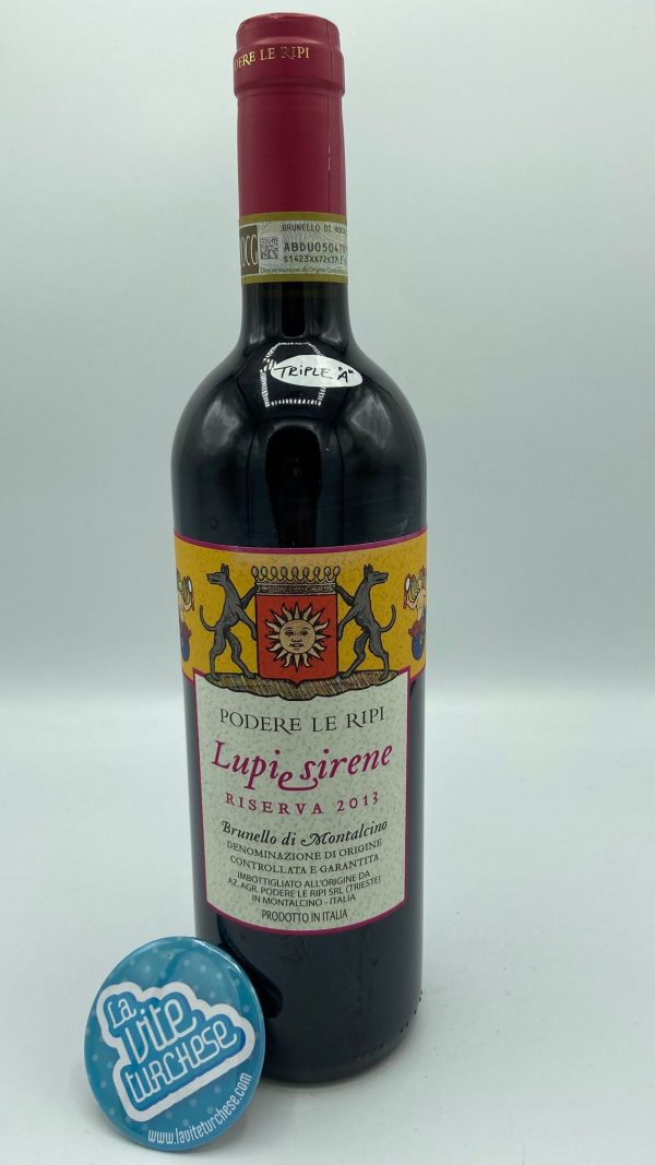 Brunello di Montalcino DOCG red wine fine traditional craftsmanship limited production produced only in the best years reserve produced only with sangiovese grapes perfect with grilled meat