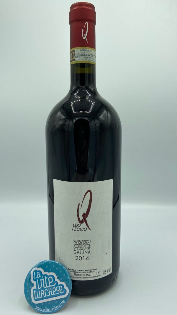 Barbaresco red wine cru Gallina fine artisanal limited production produced with only nebbiolo grapes perfect with tagliatelle with meat sauce