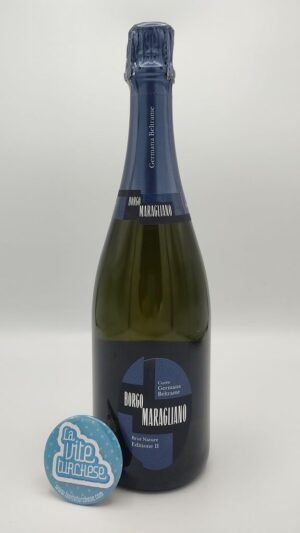 Borgo Maragliano - Spumante Cuvée Germana Beltrame Brut Nature prodotto a Loazzolo nell'Alta Langa astigiana con solo uva Chardonnay.