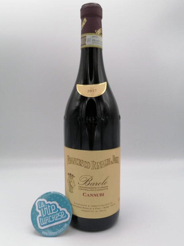 Francesco Rinaldi e Figli – Barolo Cannubi prodotto in una delle vigne storicamente più importanti di tutta la denominazione Barolo.