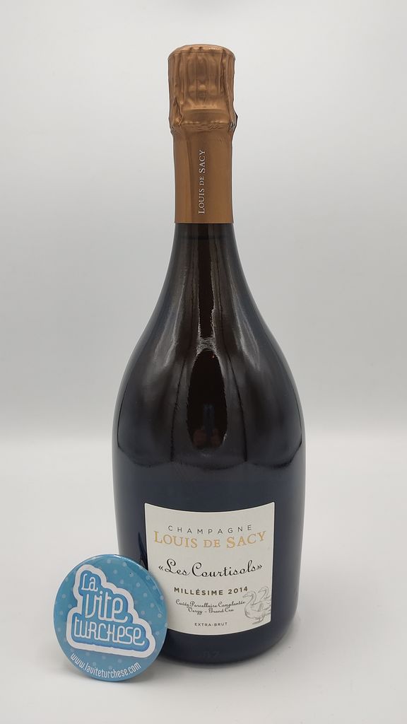 Louis de Sacy - Champagne Les Courtisols Extra Brut vigne Grand cru a Verzy con 75% Pinot nero e 25% Chardonnay.
