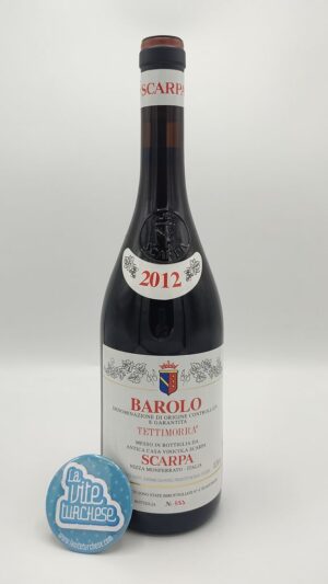 Scarpa - Barolo Tettimorra the only Barolo produced by the winery with several plots located in La Morra, aged for 36 months in oak.