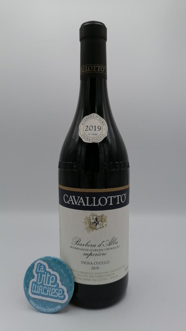 Cavallotto - Barbera d'Alba Vigna Cuculo Superiore produced in the Bricco Boschis vineyard in Castiglione Falletto, with 50-year-old plants.