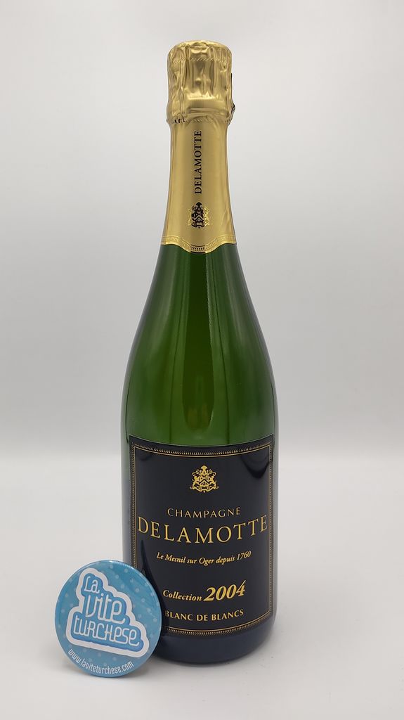 Delamotte - Champagne Blanc de Blancs Collection millesimo 2004, prodotto solo nelle migliori annate, 20 anni sui lieviti.