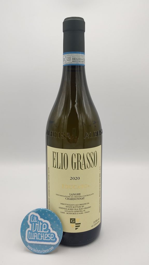 Elio Grasso - Langhe Chardonnay Educato prodotto da piante di 30 anni in località Monforte nel vigneto Ginestra.