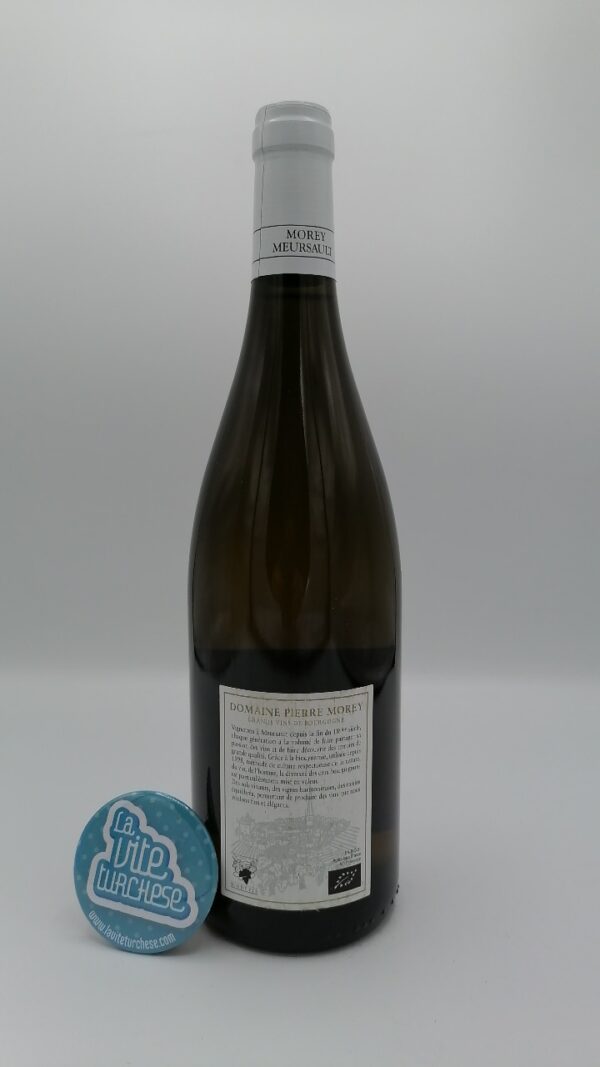 Pierre Morey - Meursault Les Tessons - 2015 - back Pierre Morey - Meursault Les Tessons made from Chardonnay grapes with 30-year-old vines and spontaneous vinification in wooden barrels.