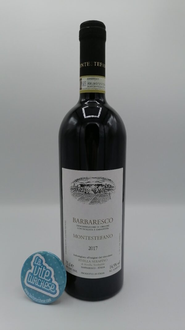 Rivella Serafino - Barbaresco Montestefano prodotto nell'omonima vigna situata a Barbaresco, con piante di 40 anni.