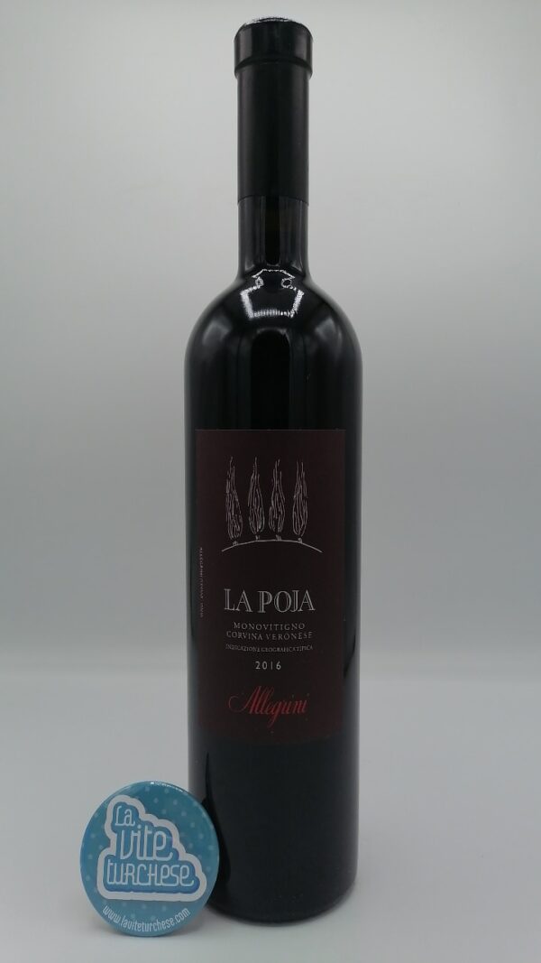 Allegrini - La Poja Corvina Veronese made from 45-year-old plants and aged for 28 months in Slavonian and barrique barrels.