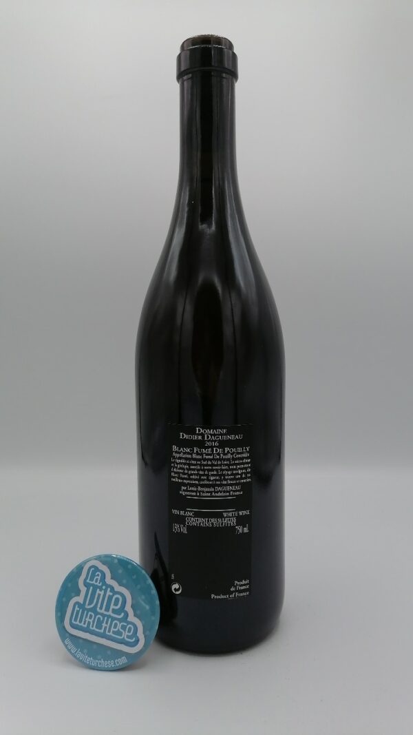 Didier Dagueneau - Silex Blanc Fumé de Pouilly prodotto in Loira con uva Sauvignon, vinificato in botti e in vasche di acciaio.