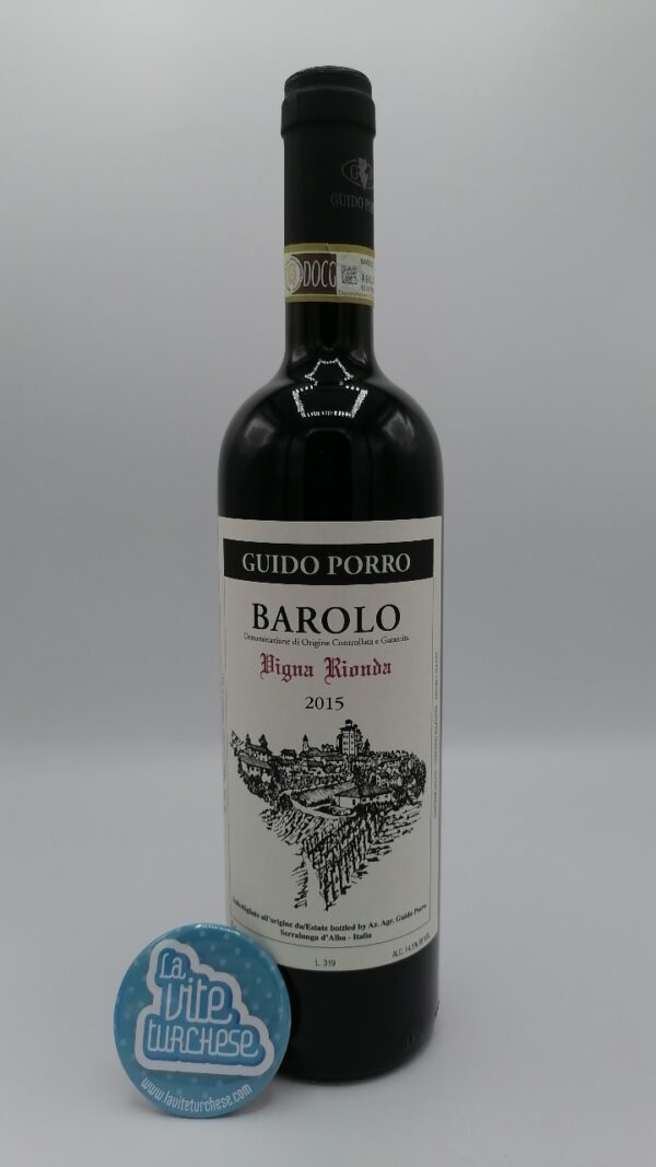 Guido Porro – Barolo Vigna Rionda prodotta nell'omonima vigna situata a Serralunga, considerata la vigna più complessa di tutta la DOCG