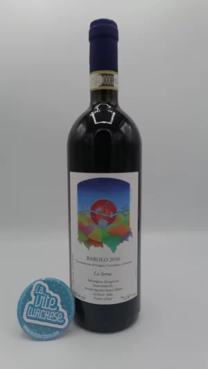 Alberto Voerzio - Barolo La Serra prodotto nell'omonima vigna situata a La Morra, basse rese per ettaro, produzione di 2500 bottiglie.