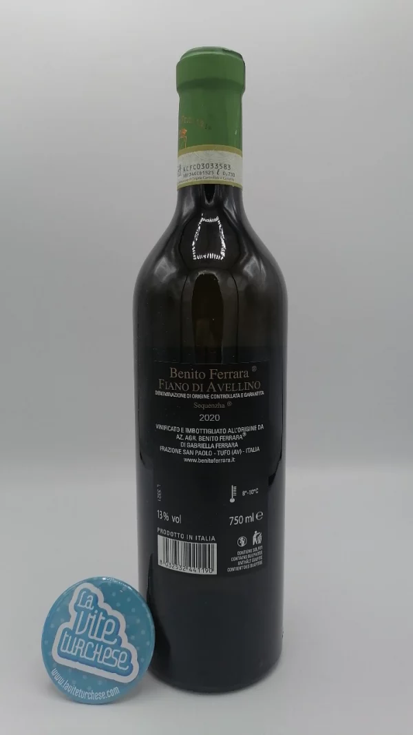 Benito Ferrara - Fiano di Avellino Sequenzha - 2020 - back Poderi Luigi Einaudi - Barolo Cannubi produced in one of the most important vineyards in the entire Barolo appellation.