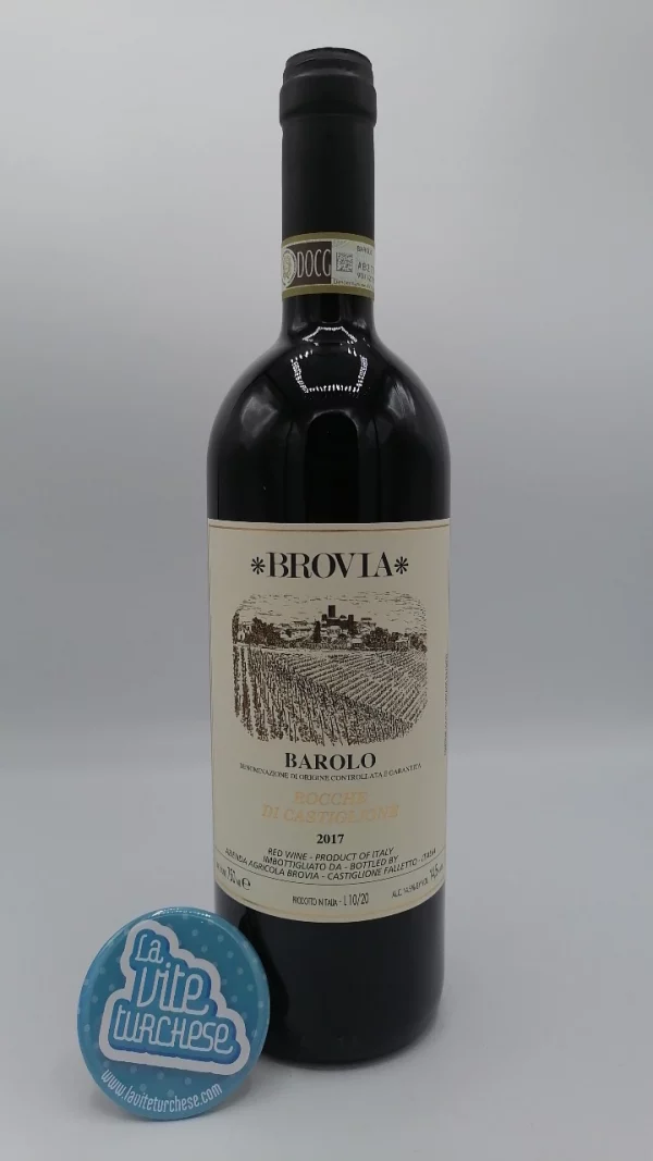 Brovia - Barolo Rocche di Castiglione prodotto nell'omonima vigna situata a Castiglione Falletto, con piante di 46 anni.