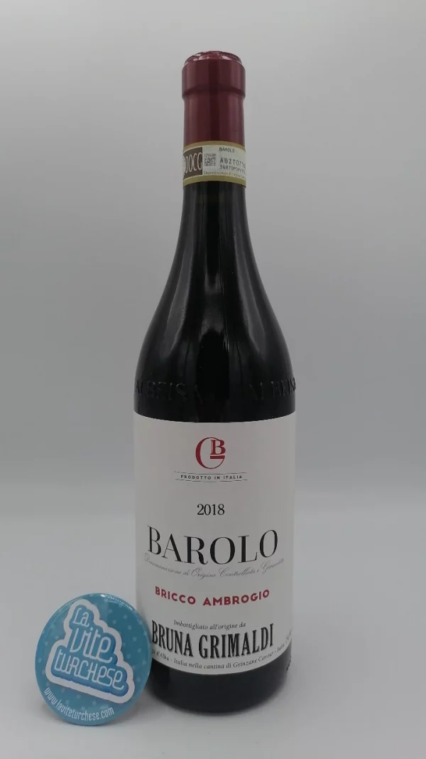 Bruna Grimaldi - Barolo Bricco Ambrogio produced in the only vineyard located in the village of Roddi, famous for expressing elegance.