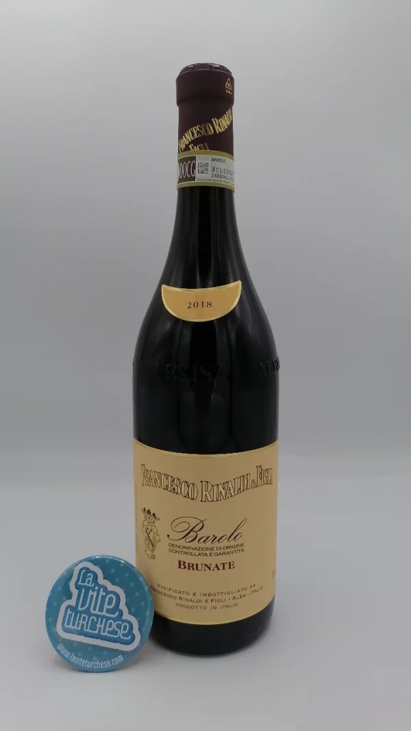 Francesco Rinaldi e Figli - Barolo Brunate produced in the vineyard of the same name located between La Morra and Barolo considered among for clay soils.