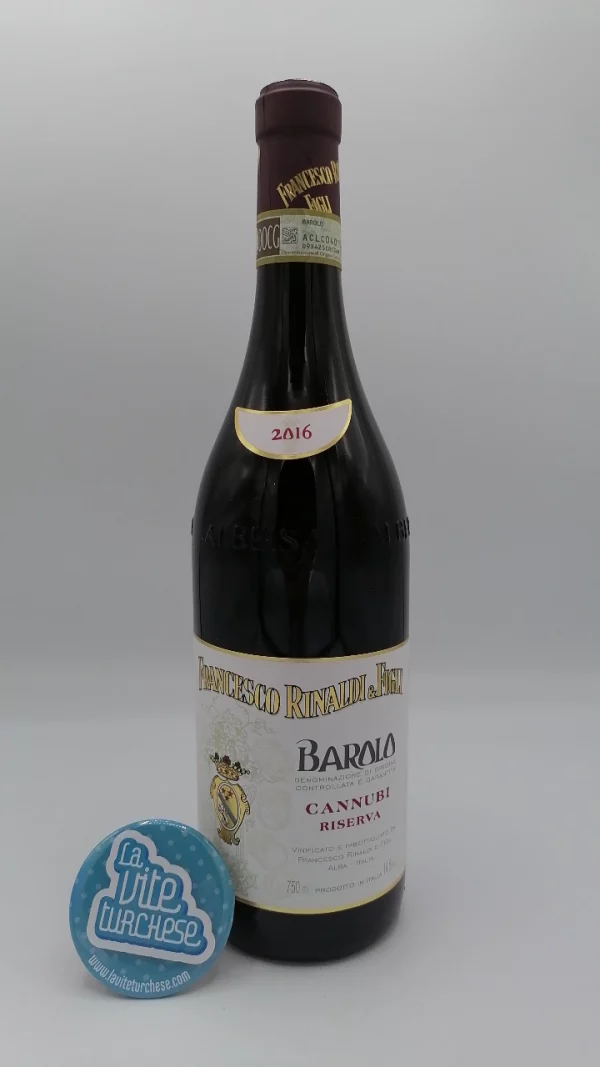 Francesco Rinaldi e Figli – Barolo Cannubi Riserva prodotto solamente nelle migliori annate nella vigna più prestigiosa di Barolo.