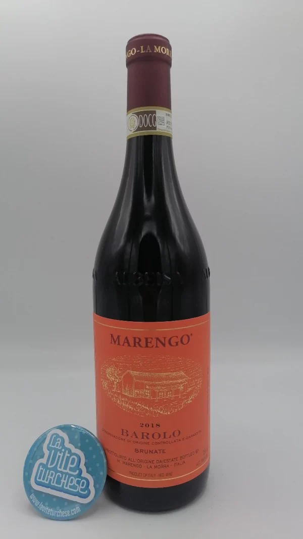 Mario Marengo - Barolo Brunate produced in the vineyard of the same name located between La Morra and Barolo, one of the most renowned for its optimal location.