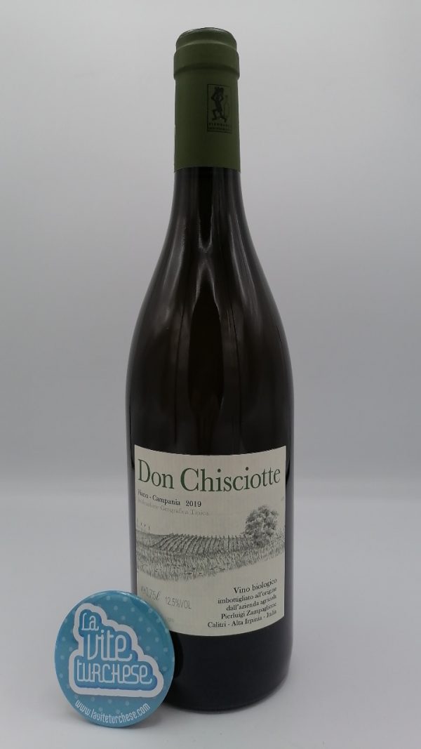 Pierluigi Zampaglione – Fiano Don Chisciotte prodotto nell'alta Irpinia, pochissime bottiglie, vinificazione sulle bucce per 10 giorni.