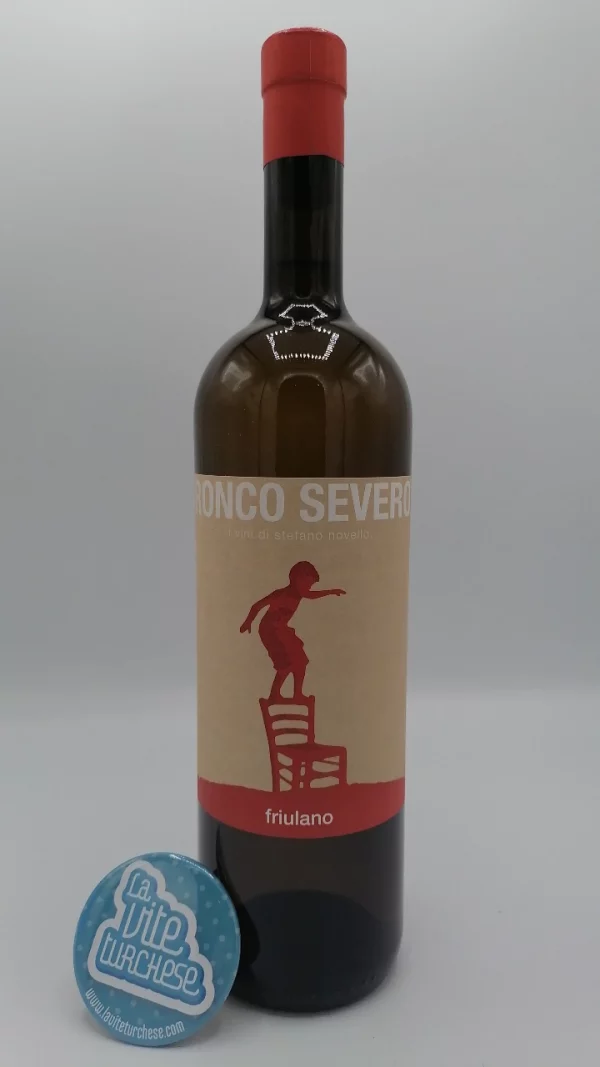 Ronco Severo – Friulano prodotto in Friuli Venezia Giulia con un lunga macerazione sulle bucce e un affinamento in legno.