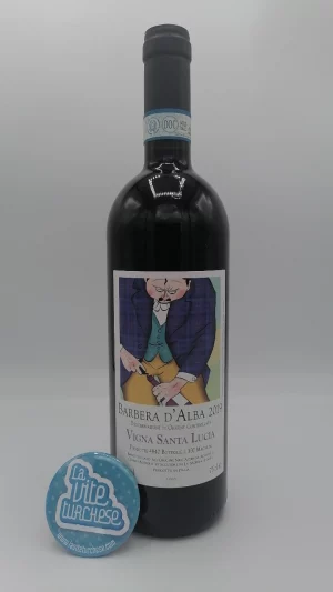Cesare Bussolo's Barbera d'Alba Santa Lucia 2019 is produced in the village of La Morra in the Langhe with very low yields.