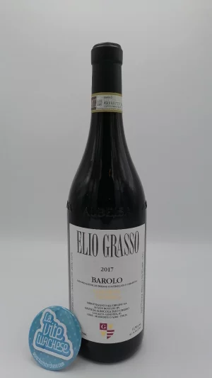 Elio Grasso - Barolo Gavarini Chiniera produced in the Ginestra cru in Monforte d'Alba in the Langhe, a Unesco World Heritage Site.