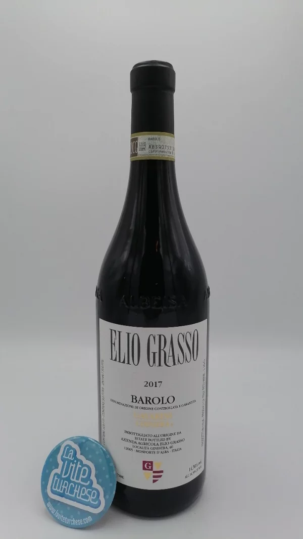 Elio Grasso – Barolo Gavarini Chiniera prodotto nel cru Ginestra a Monforte d'Alba nelle Langhe, patrimonio mondiale Unesco.