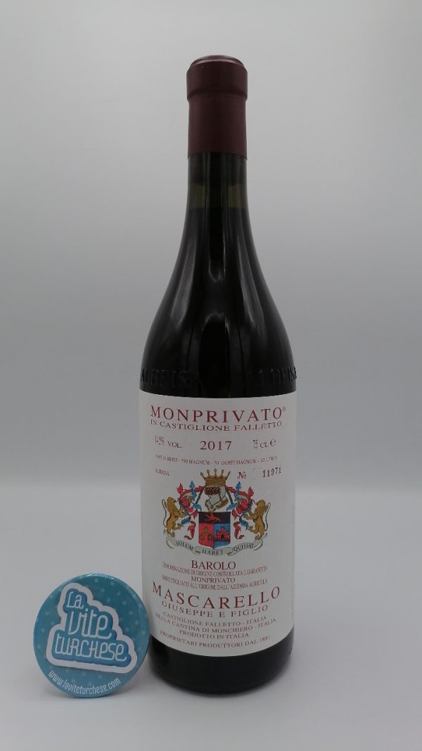 Giuseppe Mascarello - Barolo Monprivato produced in the homonymous vineyard located in the village of Castiglione Falletto, Langhe.