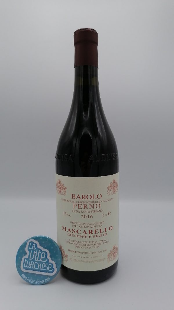 Giuseppe Mascarello - Barolo Perno Vigna Santo Stefano produced in the homonymous vineyard located in the village of Monforte d'Alba.