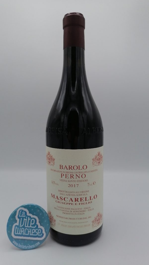 Giuseppe Mascarello - Barolo Perno Vigna Santo Stefano produced in the homonymous vineyard located in the village of Monforte d'Alba.