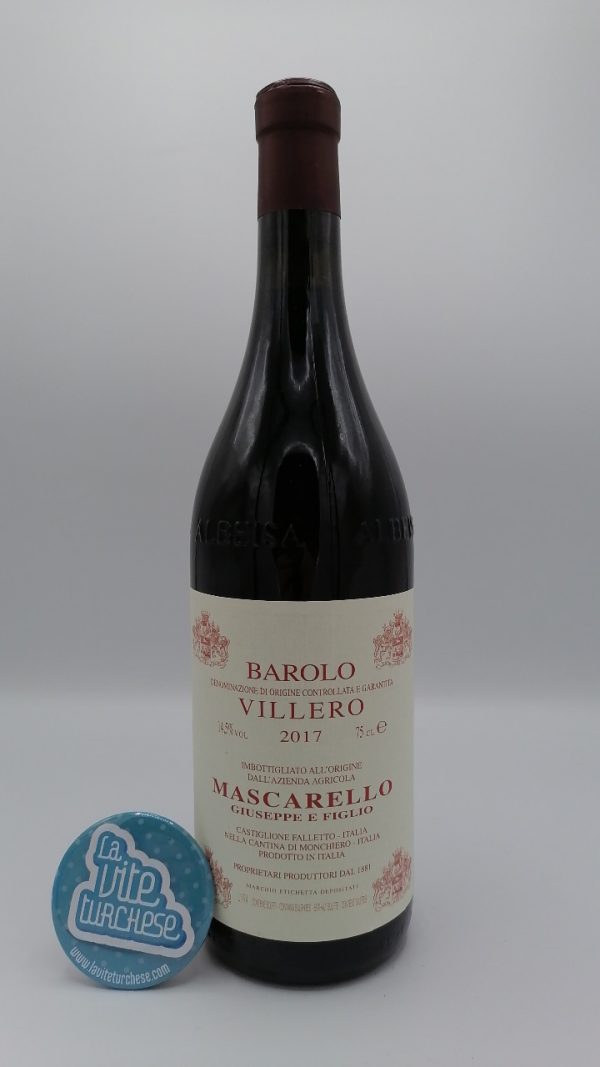 Giuseppe Mascarello – Barolo Villero prodotto nella medesima vigna situata nel comune di Castiglione Falletto.