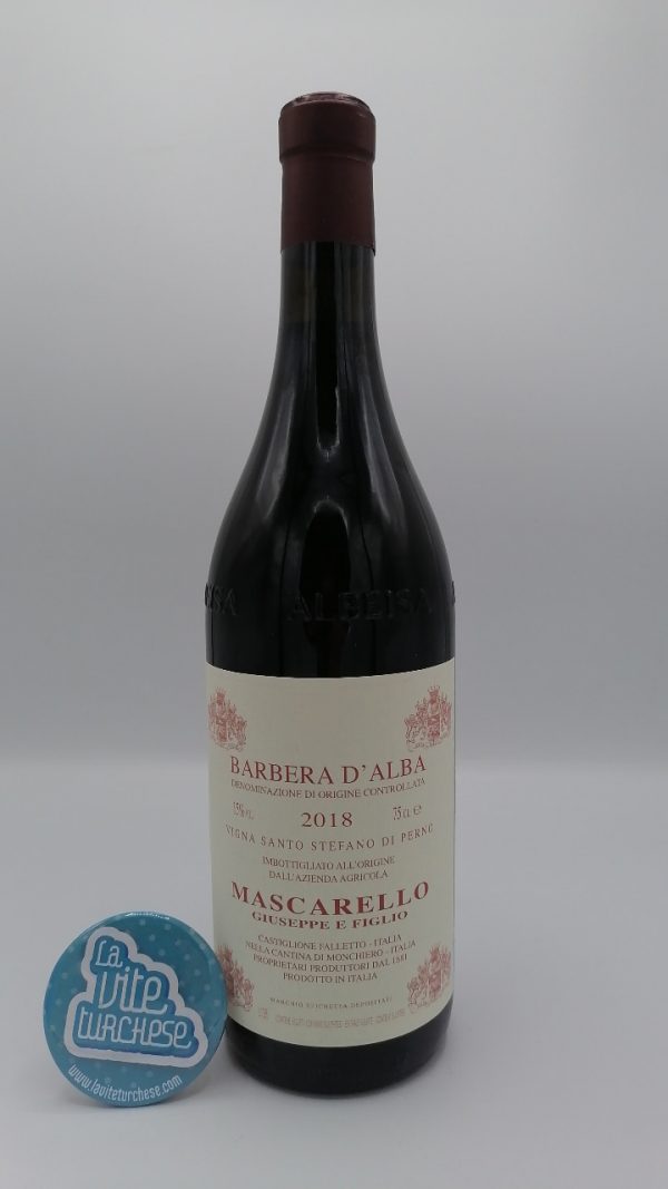 Giuseppe Mascarello - Barbera d'Alba Vigna Santo Stefano produced in the homonymous Grand Cru vineyard located in the village of Monforte d'Alba.