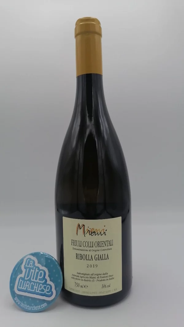 Miani - Ribolla Gialla Pettarin produced in Friuli Venezia Giulia with vinification only in used barriques.