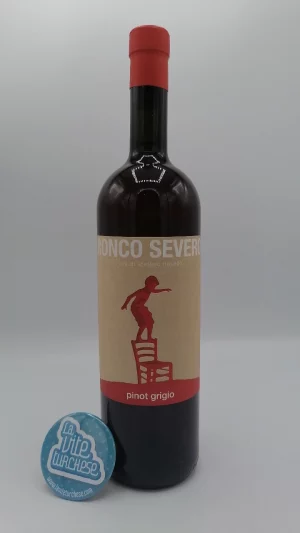 Ronco Severo - Pinot Grigio produced in Prepotto in Friuli Venezia e Giulia, with long skin contact vinification.