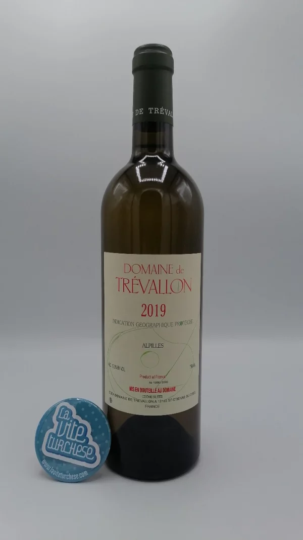 Domaine de Trévallon – Alpilles Blanc prodotto in Provenza con uve Marsanne, Roussanne, Clairette, Grenache Blanc e Chardonnay.