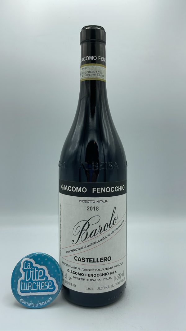 Giacomo Fenocchio - Barolo Castellero produced in the vineyard of the same name located in Barolo vinified for 30 months in big oak barrels.