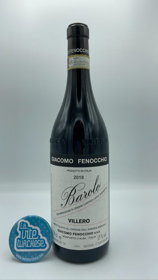 Giacomo Fenocchio - Barolo Villero produced in the vineyard of the same name located in Castiglione Falletto.