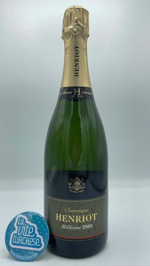 Henriot – Champagne Brut Millésime prodotto nel 2008 con vigne premier e grand cru con uve Pinot Nero e Chardonnay.