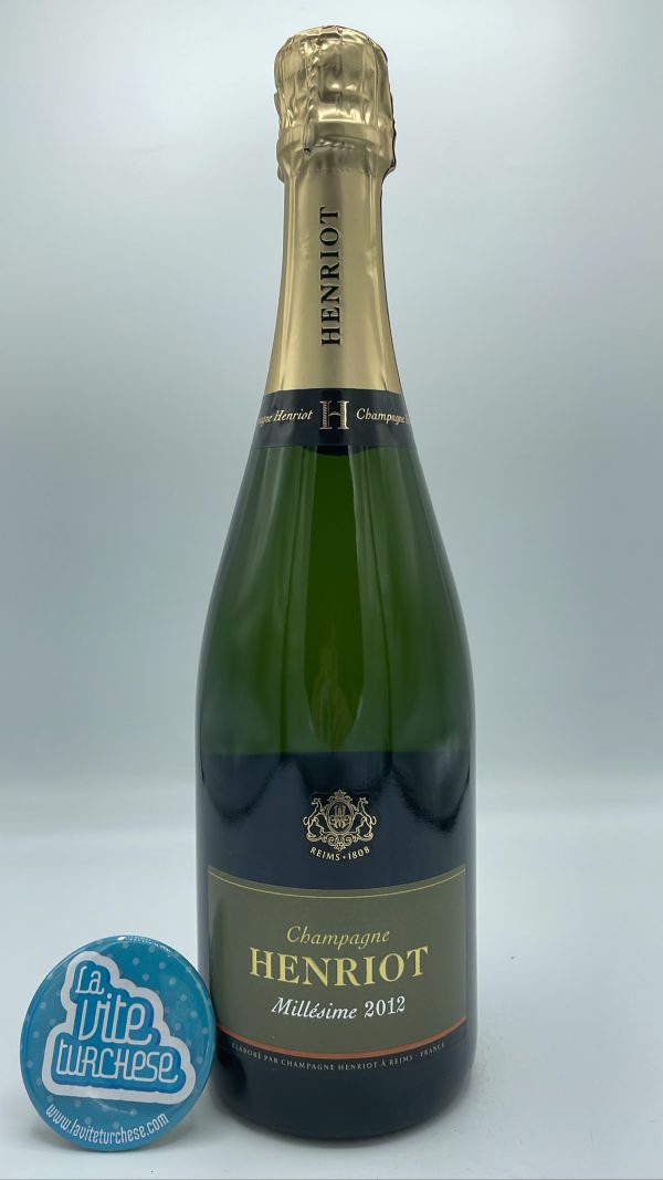 Henriot – Champagne Brut Millésime prodotto con uva Chardonnay e Pinot Nero con sei parcelle Premier e Grand Cru.